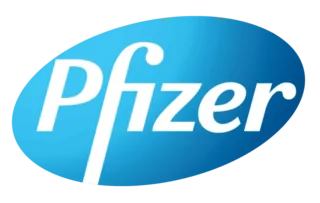 Logo Pfizer | parceiro da Rede Super Poupe